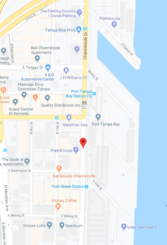 Channelside Computer Repair near me tampa map